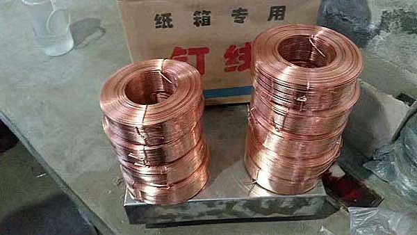 Galvanized  Flat Stitching Wire For Sale